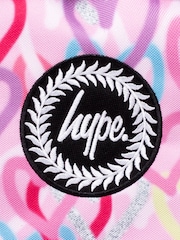 Hype. Girls Pink Graffiti Hearts Iconic Backpack - Image 4 of 6