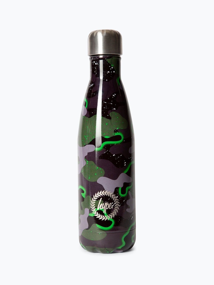 Hype Boys Green Glow Camo Thermal Water Bottle - Image 1 of 5