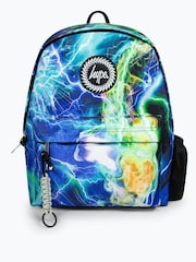 Hype. Boys Blue Iconic Multicolored Lightning Storm Backpack - Image 1 of 5