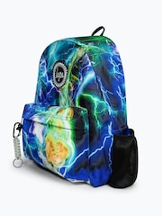 Hype. Boys Blue Iconic Multicolored Lightning Storm Backpack - Image 3 of 5