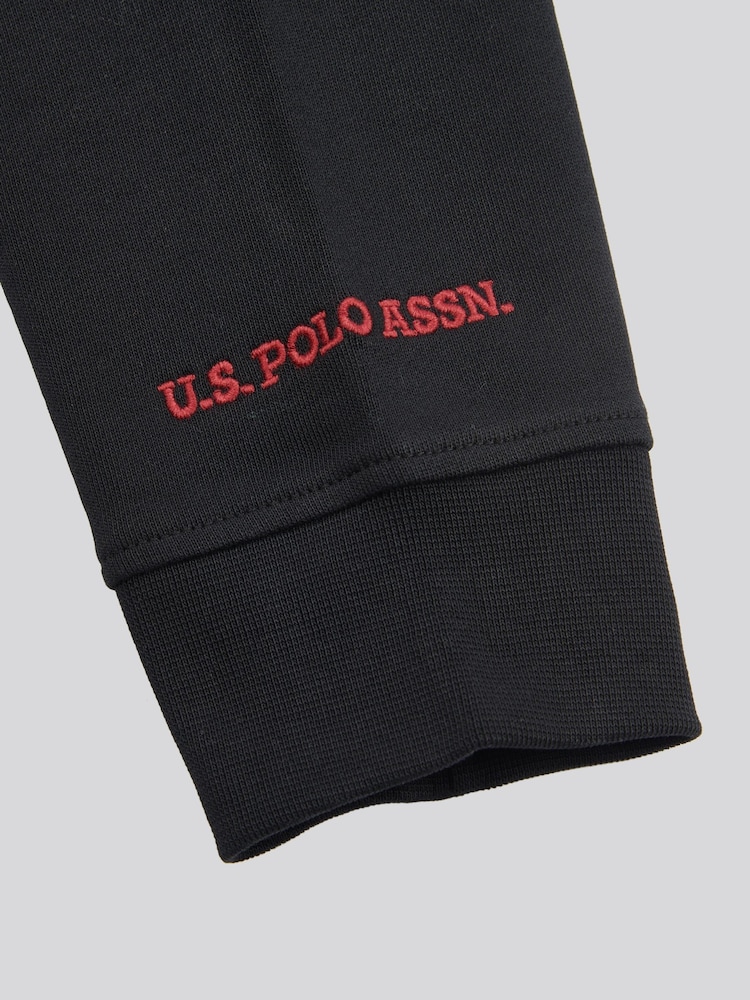 U.S. Polo Assn. Black Mens Chuck Loopback Crew 100% Cotton Sweatshirt - Image 11 of 11