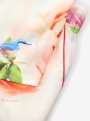 B by Ted Baker Ecru Satin Button Through Shorts Set - Image 8 of 10
