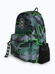 Hype. Boys Green Iconic Glow Camo Backpack - Image 3 of 5
