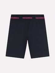 New Balance Black Girls Harmony High Rise Sport Cycle Shorts - Image 6 of 8