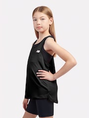 Negro - New Balance Kids Athletic Tank - Imagen 2 de 8