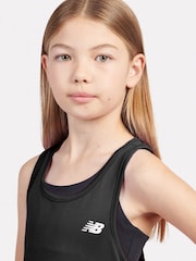 Negro - New Balance Kids Athletic Tank - Imagen 4 de 8