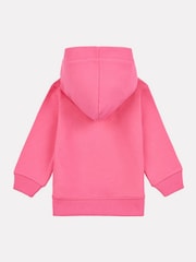 New Balance Pink Kids French Terry Stacked Logo Hoodie - Image 2 of 3