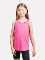 Rosa - New Balance Kids Athletic Tank - Imagen 1 de 8