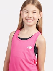 Rosa - New Balance Kids Athletic Tank - Imagen 4 de 8