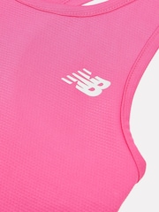Rosa - New Balance Kids Athletic Tank - Imagen 8 de 8