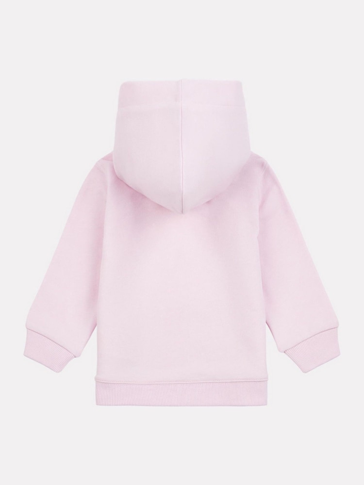 Lichtroze - New Balance Kids French Terry Stacked Logo Hoodie - Image 2 of 3