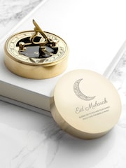 Personalised Eid Mubarak Sundial Compass by Treat Republic - Image 1 of 5