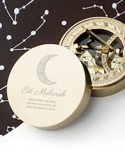 Personalised Eid Mubarak Sundial Compass by Treat Republic - Image 3 of 5