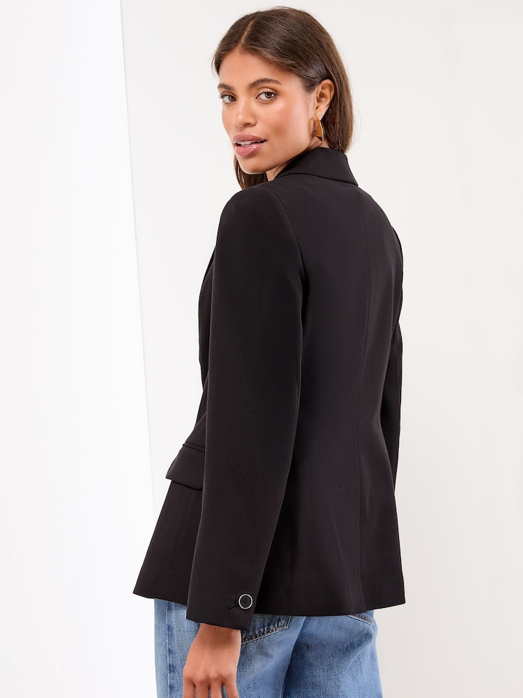 Lipsy Black Single Breasted Blazer - Image 2 of 4
