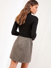 Cinza - Lipsy Mini Split Side Skirt - Imagem 4 de 4