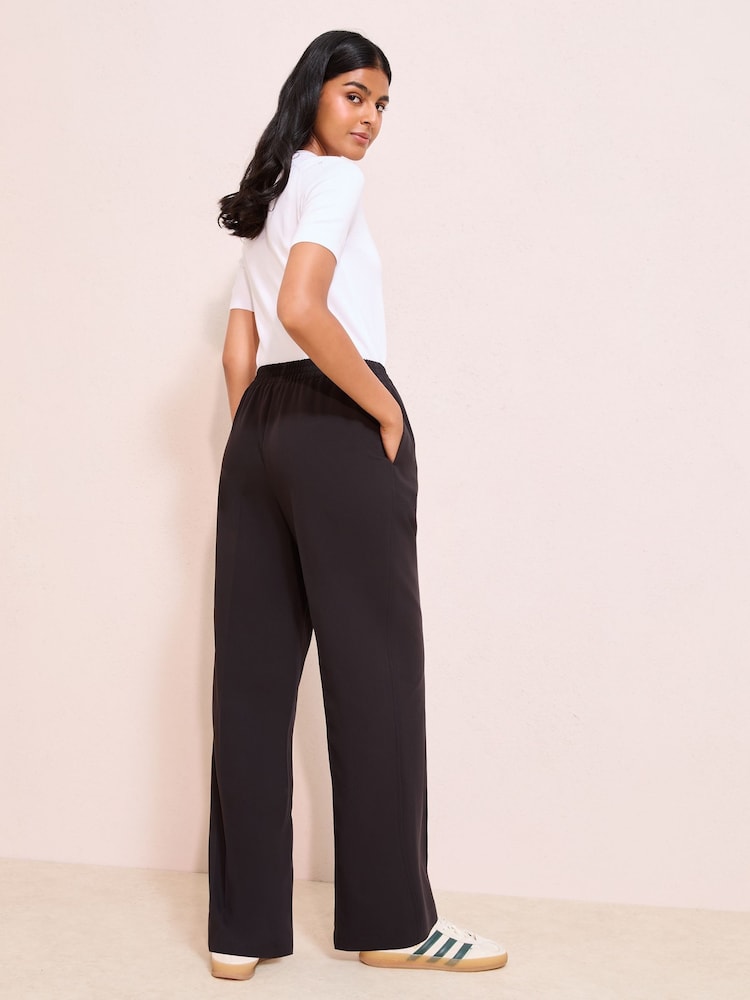 Friends Like These Black Wide Leg Trousers - Image 4 of 4 Friends Like These Black Wide Leg Trousers - Image 4 of 4
