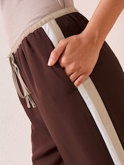 Friends Like These Brown Pull On Side Stripe Trousers - Image 4 of 4