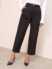 Friends Like These Black Boyfriend Relaxed Trousers - Image 1 of 4