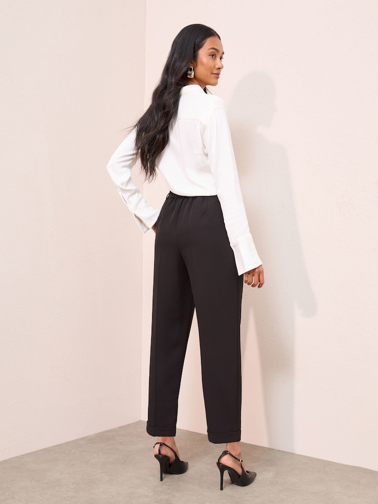 Friends Like These Black Boyfriend Relaxed Trousers - Image 4 of 4