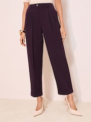 Friends Like These Purple Boyfriend Relaxed Trousers - Image 1 of 4