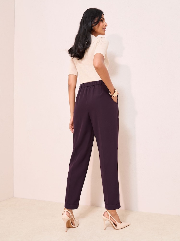 Friends Like These Purple Boyfriend Relaxed Trousers - Image 4 of 4