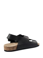 Hotter Black Regular Fit Broadwalk Buckle Sandals - Image 3 of 4