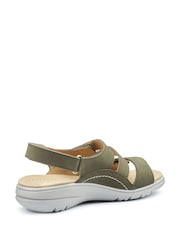 Hotter Green Wide Fit Abigail Touch-Fastening Sandals - Image 3 of 4