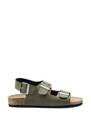 Hotter Green Regular Fit Broadwalk Buckle Sandals - Image 1 of 4