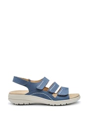 Hotter Blue Regular Fit Abigail Touch-Fastening Sandals - Image 1 of 4