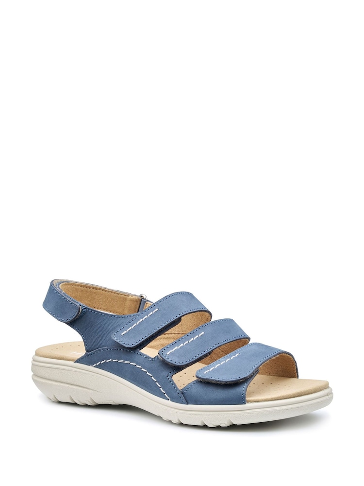 Hotter Blue Regular Fit Abigail Touch-Fastening Sandals - Image 2 of 4