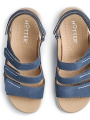 Hotter Blue Regular Fit Abigail Touch-Fastening Sandals - Image 4 of 4