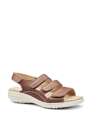 Hotter Brown Regular Fit Abigail Touch-Fastening Sandals - Image 2 of 4