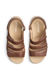 Hotter Brown Regular Fit Abigail Touch-Fastening Sandals - Image 4 of 4