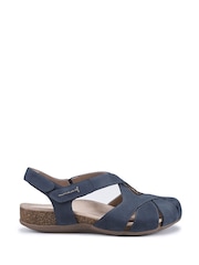 Hotter Blue Extra Wide Fit Catskill II Touch-Fastening Sandals - Image 1 of 4