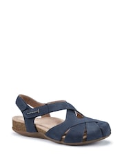 Hotter Blue Extra Wide Fit Catskill II Touch-Fastening Sandals - Image 2 of 4