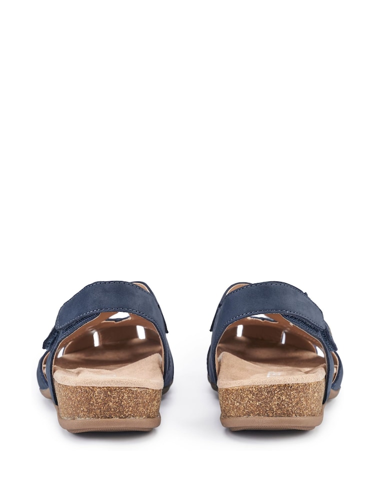 Hotter Blue Extra Wide Fit Catskill II Touch-Fastening Sandals - Image 4 of 4