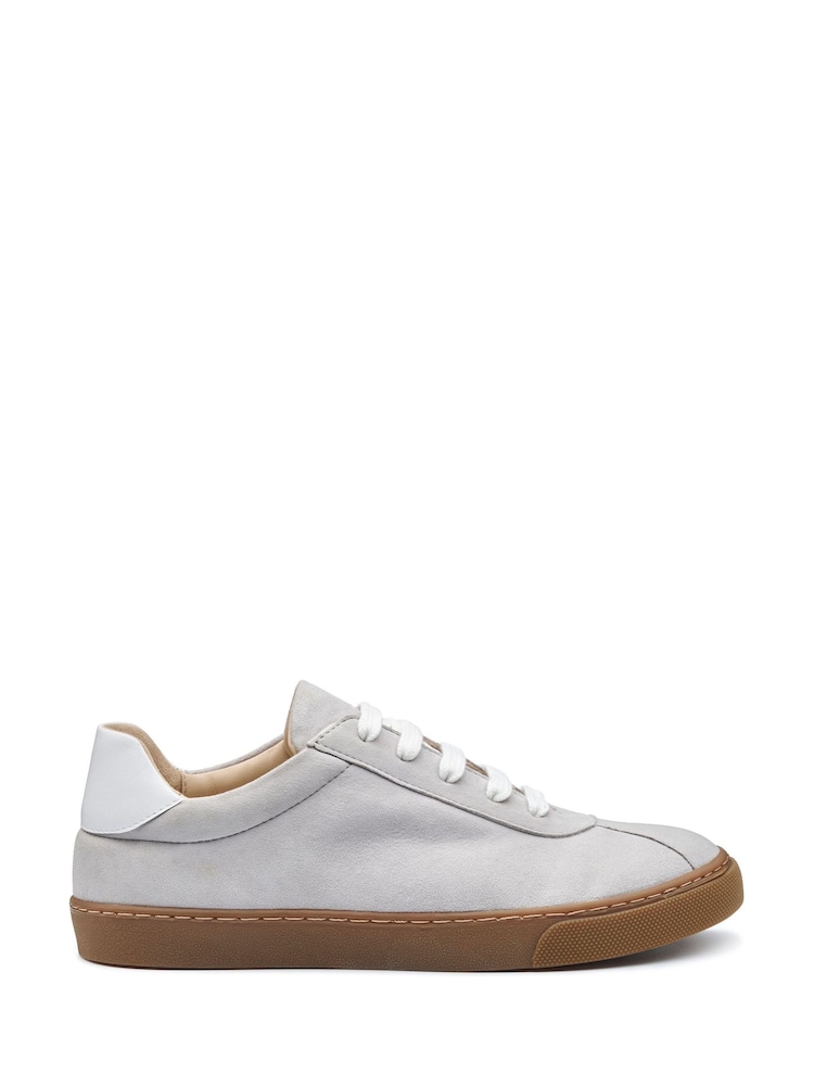 Hotter Grey Regular Fit Athena Lace-Up Trainer - Image 1 of 4