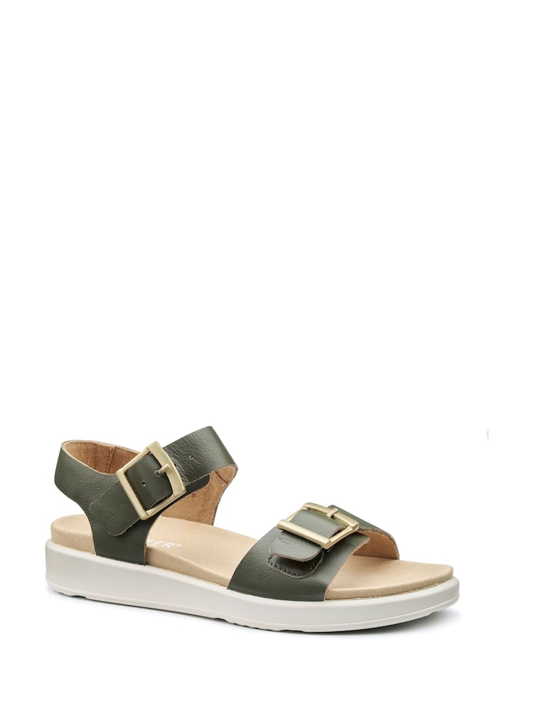 Hotter Green Regular Fit Corfu Buckle Sandals - Image 2 of 4