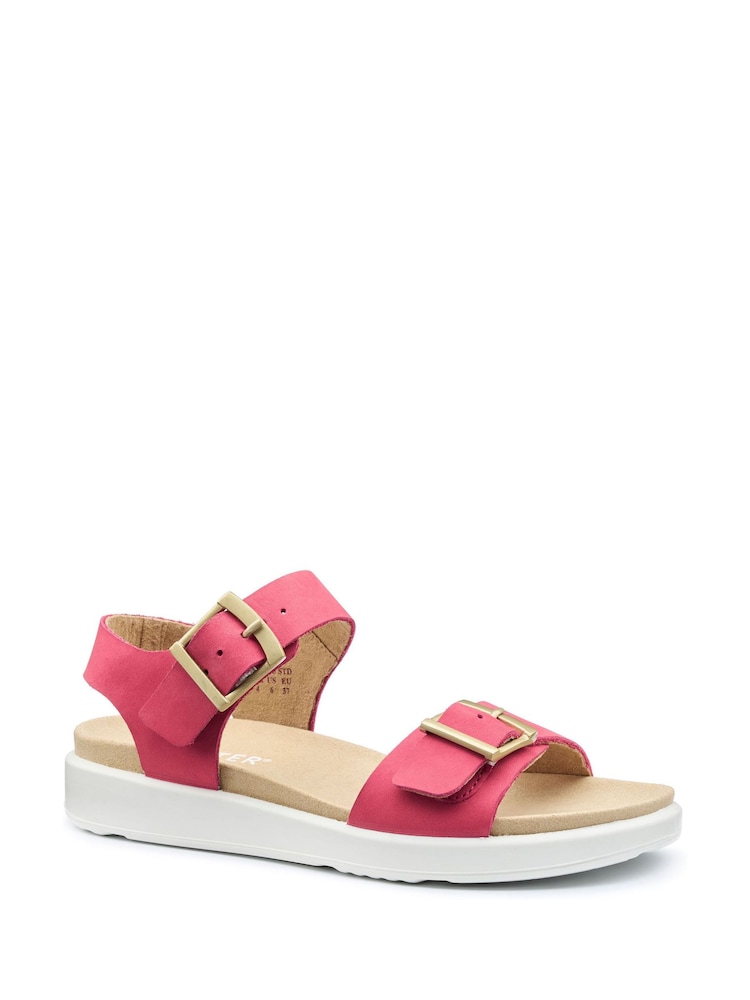 Hotter Pink Wide Fit Corfu Buckle Sandals - Image 2 of 4