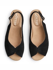 Hotter Black Regular Fit Atlantic Buckle Sandals - Image 4 of 4