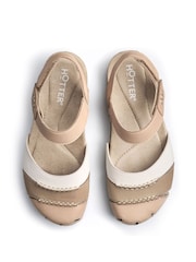 Hotter Brown Wide Fit Denali Touch-Fastening Sandals - Image 4 of 4