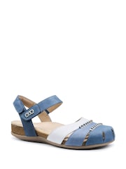 Hotter Blue Wide Fit Denali Touch-Fastening Sandals - Image 2 of 4