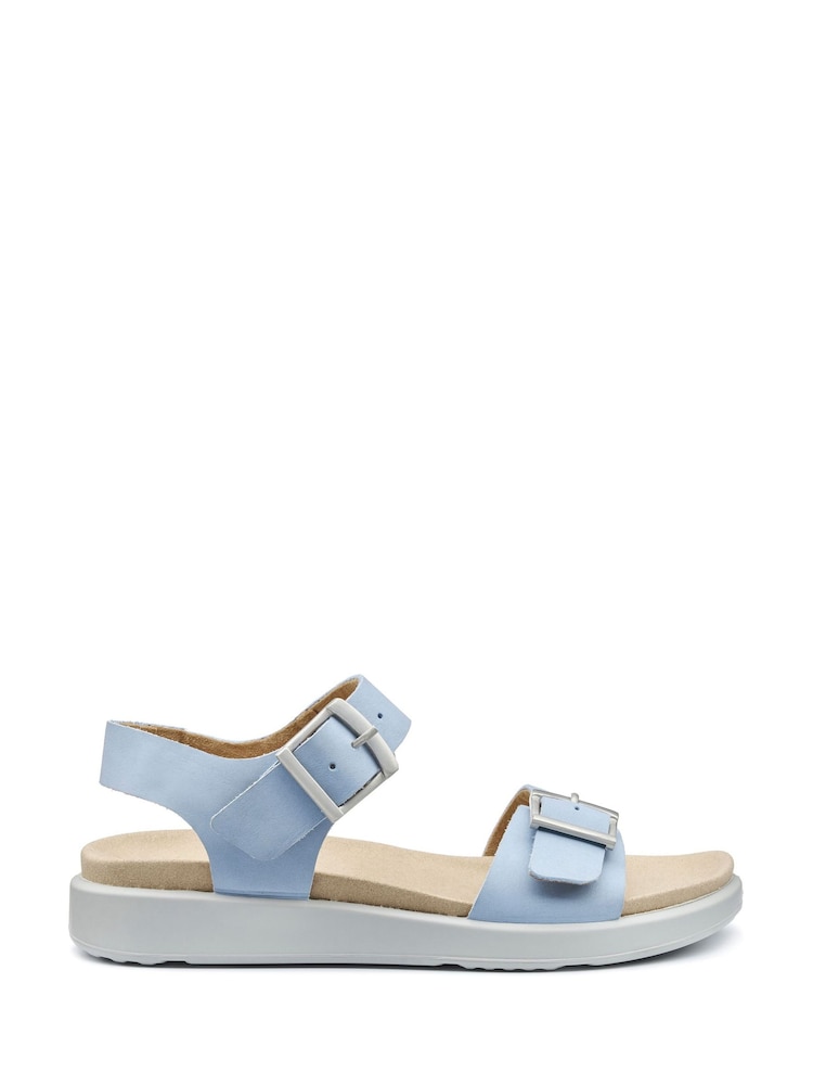 Hotter Blue Regular Fit Corfu Buckle Sandals - Image 1 of 4