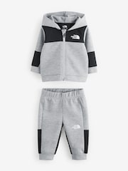 The North Face Grey Baby Easy Full Zip Sweatshirt Joggers Set - Image 1 of 1