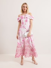 Phase Eight Pink Petite Esme Dress - Image 1 of 7