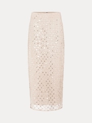 Phase Eight Cream Alma Pencil Skirt - Image 8 of 8