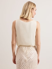 Phase Eight Cream Daya Silk Cami - Image 2 of 5