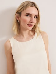 Phase Eight Cream Daya Silk Cami - Image 4 of 5