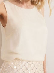 Phase Eight Cream Daya Silk Cami - Image 5 of 5