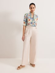 Phase Eight Cream Izara Print Top - Image 3 of 6